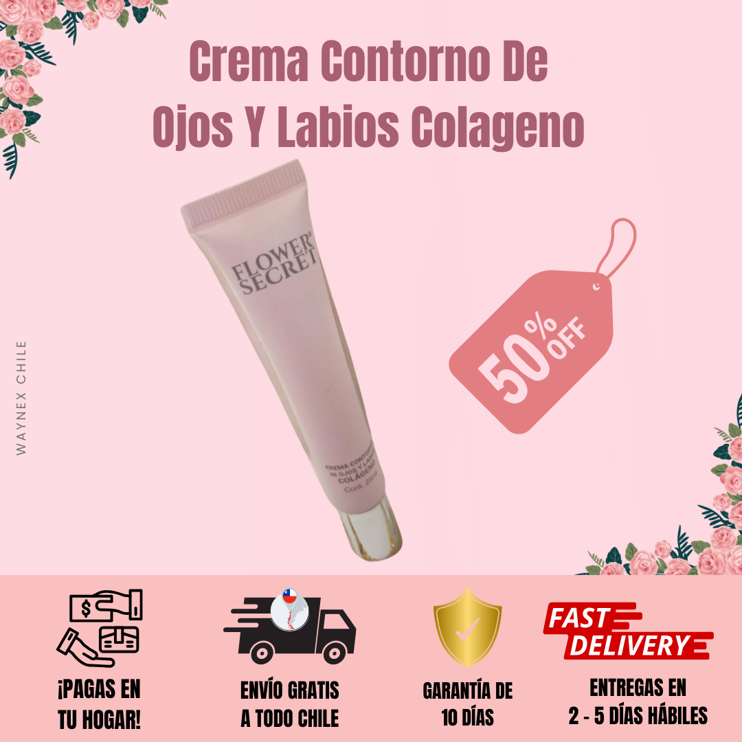 CREMA CONTORNO DE OJOS Y LABIOS COLAGENO